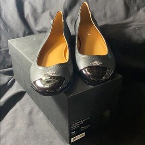 NEW in box Coach Chelsea Matte/Patent Flats Sz 9M